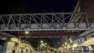 Some of the work assigned to the bridge inspection authority is being carried out by a state-level cross-organisational fact-finding committee.(Kunal Patil/HT Photo/Representative Image) Some of the work assigned to the bridge inspection authority is being carried out by a state-level cross-organisational fact-finding committee.(Kunal Patil/HT Photo/Representative Image)