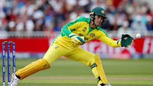 Cricket - ICC Cricket World Cup - Australia v West Indies - Trent Bridge, Nottingham, Britain - June 6, 2019 Australia's Alex Carey in action(Action Images via Reuters) Cricket - ICC Cricket World Cup - Australia v West Indies - Trent Bridge, Nottingham, Britain - June 6, 2019 Australia's Alex Carey in action(Action Images via Reuters)