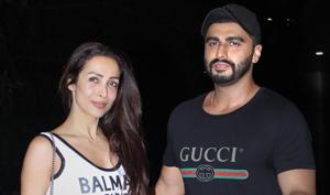 Arjun Kapoor and Malaika Arora pose for photos as they arrive to watch the screening of India’s Most Wanted, in Mumbai.(PTI) Arjun Kapoor and Malaika Arora pose for photos as they arrive to watch the screening of India’s Most Wanted, in Mumbai.(PTI)
