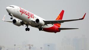Currently, in India, the Q400 aircraft used by SpiceJet and the ATR aircraft used by IndiGo have less than 80 seats.(AFP File Photo) Currently, in India, the Q400 aircraft used by SpiceJet and the ATR aircraft used by IndiGo have less than 80 seats.(AFP File Photo)