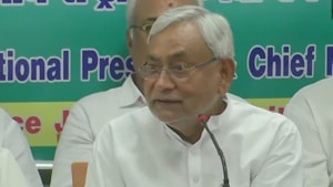The JD(U),Nitish Kumar’s party, and the BJP are in alliance both at the Centre and in Bihar. Though Nitish Kumar was present in Delhi for PM Modi’s swearing-in, he opted out of the NDA government after disagreement over berths.(ANI Photo) The JD(U),Nitish Kumar’s party, and the BJP are in alliance both at the Centre and in Bihar. Though Nitish Kumar was present in Delhi for PM Modi’s swearing-in, he opted out of the NDA government after disagreement over berths.(ANI Photo)