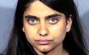 Indian-American activist Priya Sawhney, who interrupted Amazon Founder and CEO Jeff Bezos’ on-stage talk, has been arrested on trespassing and burglary charges(AP) Indian-American activist Priya Sawhney, who interrupted Amazon Founder and CEO Jeff Bezos’ on-stage talk, has been arrested on trespassing and burglary charges(AP)