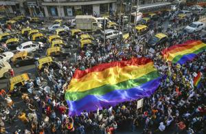 Members of the LGBTQ community participate in a pride parade in Mumbai, Saturday, Feb 2, 2019.(AP file photo) Members of the LGBTQ community participate in a pride parade in Mumbai, Saturday, Feb 2, 2019.(AP file photo)