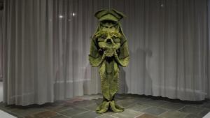 A sculpture from Mrinalini Mukherjee’s exhibition(HT PHOTO) A sculpture from Mrinalini Mukherjee’s exhibition(HT PHOTO)