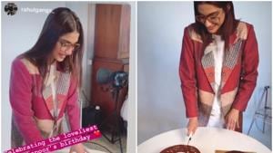 Sonam Kapoor celebrates her 33rd birthday on sets of a magazine photoshoot. Sonam Kapoor celebrates her 33rd birthday on sets of a magazine photoshoot.
