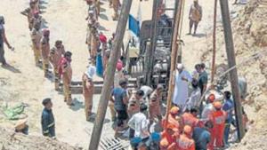Rescue operations underway at Sunam in Sangrur on Saturday.(HT / File Photo) Rescue operations underway at Sunam in Sangrur on Saturday.(HT / File Photo)
