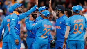 India vs Australia As It Happened, ICC World Cup 2019: Catch all the highlights from the match between India and Australia at The Oval, London.(AFP) India vs Australia As It Happened, ICC World Cup 2019: Catch all the highlights from the match between India and Australia at The Oval, London.(AFP)