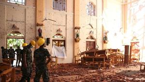 A view of the damage at St. Sebastian Catholic Church, after bomb blasts ripped through churches and luxury hotels on Easter, in Negambo, Sri Lanka April 22, 2019.(Reuters File Photo) A view of the damage at St. Sebastian Catholic Church, after bomb blasts ripped through churches and luxury hotels on Easter, in Negambo, Sri Lanka April 22, 2019.(Reuters File Photo)