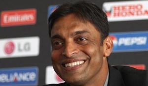 Shoaib Akhtar of Pakistan at a press conference to announce his retirement from international cricket at the R Premadasa International Stadium on March 17, 2011 in Colombo, Sri Lanka. (Photo by Michael Steele/Getty Images)(Getty Images) Shoaib Akhtar of Pakistan at a press conference to announce his retirement from international cricket at the R Premadasa International Stadium on March 17, 2011 in Colombo, Sri Lanka. (Photo by Michael Steele/Getty Images)(Getty Images)