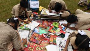 CRPF has organized a talent hunt program to identify, nourish and embellish the young generation in the field of arts.(Bachchan Kumar/HT) CRPF has organized a talent hunt program to identify, nourish and embellish the young generation in the field of arts.(Bachchan Kumar/HT)