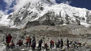 Contact with the team was lost on May 26 following an avalanche.(AP File Photo / Representative image) Contact with the team was lost on May 26 following an avalanche.(AP File Photo / Representative image)