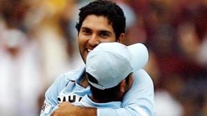 Rohit Sharma with Yuvraj Singh(Rohit Sharma, Twitter) Rohit Sharma with Yuvraj Singh(Rohit Sharma, Twitter)