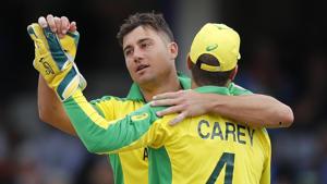 File image of Australia cricketer Marcus Stoinis in action during a match.(AP) File image of Australia cricketer Marcus Stoinis in action during a match.(AP)
