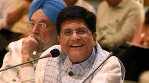 Goyal, 54, is a second term Rajya Sabha member and son of former Union minister Vedprakash Goyal. (Piyush Goyal/Twitter photo)