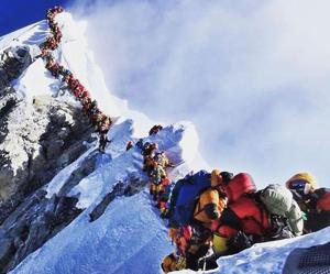 Through the journey of a climber, we look into how menacing the climbers’ queue on Everest really was.(Associated Press) Through the journey of a climber, we look into how menacing the climbers’ queue on Everest really was.(Associated Press)