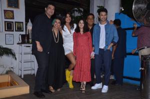 Priyanka Chopra at The Sky Is Pink wrap-up party.(Varinder Chawla) Priyanka Chopra at The Sky Is Pink wrap-up party.(Varinder Chawla)