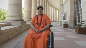 The Bombay high court on Wednesday fixed the final hearing for the discharge applications of Pragya Singh Thakur and two other accused in 2008 Malegaon blasts case as July 29.(PTI File Photo) The Bombay high court on Wednesday fixed the final hearing for the discharge applications of Pragya Singh Thakur and two other accused in 2008 Malegaon blasts case as July 29.(PTI File Photo)