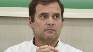 The Congress on Wednesday again sought to dismiss speculation that Rahul Gandhi is adamant about his offer to step down from the top post, saying he was, is and will remain the party president.(Sanjeev Verma/HT File PHOTO)