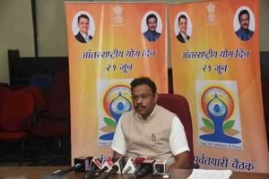 Education minister Vinod Tawde on Thursday said CBSE, ICSE have responded positively to their demand for segregated marks.(HT Photo) Education minister Vinod Tawde on Thursday said CBSE, ICSE have responded positively to their demand for segregated marks.(HT Photo)