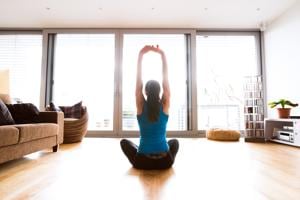 Hold each stretch for 30 seconds and repeat three times focusing on the calves, front thigh, hip, pectorals and biceps(Shutterstock) Hold each stretch for 30 seconds and repeat three times focusing on the calves, front thigh, hip, pectorals and biceps(Shutterstock)