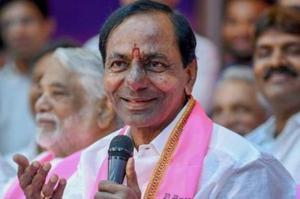 A TRS leader familiar with the development said KCR was not in a position to attend the Delhi meeting, as he had called for a meeting of the party’s executive committee in Hyderabad to discuss various issues including the party’s performance in the recent Lok Sabha elections.(PTI PHOTO) A TRS leader familiar with the development said KCR was not in a position to attend the Delhi meeting, as he had called for a meeting of the party’s executive committee in Hyderabad to discuss various issues including the party’s performance in the recent Lok Sabha elections.(PTI PHOTO)