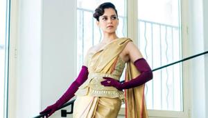 Kangana Ranaut ahead of her red carpet appearance at the Cannes Film Festival.(IANS) Kangana Ranaut ahead of her red carpet appearance at the Cannes Film Festival.(IANS)