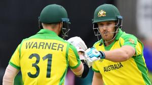 Australia's David Warner (L) and captain Aaron Finch.(AFP) Australia's David Warner (L) and captain Aaron Finch.(AFP)