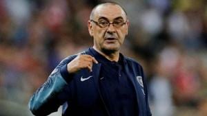 File image of Chelsea manager Maurizio Sarri(REUTERS) File image of Chelsea manager Maurizio Sarri(REUTERS)