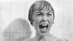In the shower scene from the film Psycho, Marion Crane (played by Janet Leigh) screams in terror as Norman Bates tears open her shower curtain.(Getty Images) In the shower scene from the film Psycho, Marion Crane (played by Janet Leigh) screams in terror as Norman Bates tears open her shower curtain.(Getty Images)