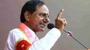 The Telangana chief minister on Friday went to Mumbai to meet his Maharashtra counterpart Devendra Fadnavis and invite him to the inauguration of the Kaleshwaram project being built on the Godavari river.(HT FILE PHOTO) The Telangana chief minister on Friday went to Mumbai to meet his Maharashtra counterpart Devendra Fadnavis and invite him to the inauguration of the Kaleshwaram project being built on the Godavari river.(HT FILE PHOTO)