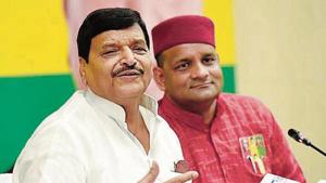 Shiv pal Yadav Pressconference at his Party office in Lucknow , India, on Friday, June 14, 2019.((Photo by Subhankar Chakraborty)) Shiv pal Yadav Pressconference at his Party office in Lucknow , India, on Friday, June 14, 2019.((Photo by Subhankar Chakraborty))