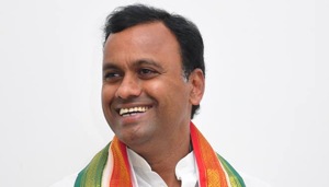 Congress party received another jolt on Saturday when a legislator Komatireddy Raj Gopal Reddy hinted that he may join the BJP. (Komatireddy Rajagopal Reddy, Facebook) Congress party received another jolt on Saturday when a legislator Komatireddy Raj Gopal Reddy hinted that he may join the BJP. (Komatireddy Rajagopal Reddy, Facebook)
