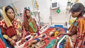 JE cases have dropped drastically since India started vaccinating at-risk populations against the disease in 2006.(HT Photo) JE cases have dropped drastically since India started vaccinating at-risk populations against the disease in 2006.(HT Photo)