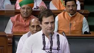 Gandhi won the election from Wayanad in Kerala.(PTI Image) Gandhi won the election from Wayanad in Kerala.(PTI Image)