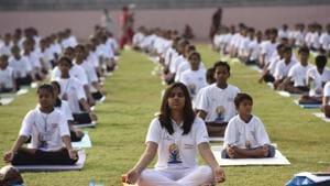 The Yoga programme will be offered by Delhi University’s School of Health Sciences. The university is planning to start an undergraduate and postgraduate programme next year.(HT File) The Yoga programme will be offered by Delhi University’s School of Health Sciences. The university is planning to start an undergraduate and postgraduate programme next year.(HT File)