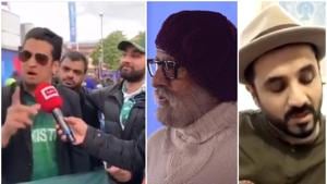 Amitabh Bachchan shared the viral video featuring a funny Pakistani fan.(Twitter) Amitabh Bachchan shared the viral video featuring a funny Pakistani fan.(Twitter)