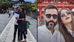 Sonam Kapoor, husband Anand Ahuja are holidaying in Japan these days.(Instagram) Sonam Kapoor, husband Anand Ahuja are holidaying in Japan these days.(Instagram)