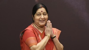 Swaraj announced last year that she wouldn’t contest the 2019 Lok Sabha elections, citing health grounds, although she said she wasn’t retiring from politics.(Burhaan Kinu/HT File PHOTO) Swaraj announced last year that she wouldn’t contest the 2019 Lok Sabha elections, citing health grounds, although she said she wasn’t retiring from politics.(Burhaan Kinu/HT File PHOTO)