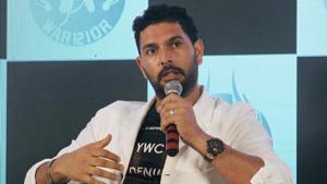 Indian cricketer Yuvraj Singh speaks during a news conference.(AFP) Indian cricketer Yuvraj Singh speaks during a news conference.(AFP)