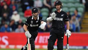 New Zealand's Colin Munro (L) and New Zealand's captain Kane Williamson gesture.(AFP) New Zealand's Colin Munro (L) and New Zealand's captain Kane Williamson gesture.(AFP)