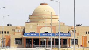 The Integrated Check Post (ICP) at Attari.(HT FIle Photo) The Integrated Check Post (ICP) at Attari.(HT FIle Photo)