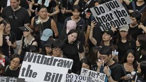 While the city was overwhelmed by an unprecedented protester turnout on Sunday , market watchers are confident about the outlook for the property market.(AP Photo) While the city was overwhelmed by an unprecedented protester turnout on Sunday , market watchers are confident about the outlook for the property market.(AP Photo)