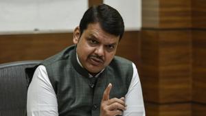 Fadnavis is also expected to address Sena’s cadre at the Shanmukhanand auditorium in the capital city of Maharashtra.(Kunal Patil/HT Photo) Fadnavis is also expected to address Sena’s cadre at the Shanmukhanand auditorium in the capital city of Maharashtra.(Kunal Patil/HT Photo)