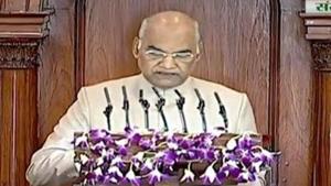 India will implement more reforms to boost economic growth, including higher spending in farm sector and easing collateral-free loans to small businesses, President Ramnath Kovind told lawmakers(Twitter/ANI) India will implement more reforms to boost economic growth, including higher spending in farm sector and easing collateral-free loans to small businesses, President Ramnath Kovind told lawmakers(Twitter/ANI)