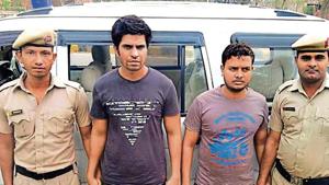 The police have arrested two former employees of a city-based software company for allegedly cheating the company of <span class='webrupee'>₹</span>17.8 lakh by forging signatures.(Sourced) The police have arrested two former employees of a city-based software company for allegedly cheating the company of <span class='webrupee'>₹</span>17.8 lakh by forging signatures.(Sourced)