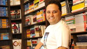 Amish Tripathi is being expected to bring more visibility to the ICCR’s flagship cultural centre.((HT file photo/ Samir Jana)) Amish Tripathi is being expected to bring more visibility to the ICCR’s flagship cultural centre.((HT file photo/ Samir Jana))