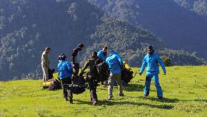 A search team spotted the wreckage of the aircraft last week at a remote mountainous region of Arunachal Pradesh(PTI FILE) A search team spotted the wreckage of the aircraft last week at a remote mountainous region of Arunachal Pradesh(PTI FILE)