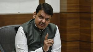 Chief minister Devendra Fadnavis had been tagged in the video(Kunal Patil/HT Photo) Chief minister Devendra Fadnavis had been tagged in the video(Kunal Patil/HT Photo)