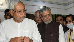 Bihar CM Nitish Kumar cancelled his aerial inspection of heatwave affected areas and will now visit Anugrah Narayan Magadh Medical College in Gaya today to meet patients.(HT Photo/Santosh Kumar) Bihar CM Nitish Kumar cancelled his aerial inspection of heatwave affected areas and will now visit Anugrah Narayan Magadh Medical College in Gaya today to meet patients.(HT Photo/Santosh Kumar)