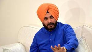 Navjot Singh Sidhu was divested of the local government ministry and given power department by Punjab CM Amarinder Singh in a recent reshuffle.(HT File Photo) Navjot Singh Sidhu was divested of the local government ministry and given power department by Punjab CM Amarinder Singh in a recent reshuffle.(HT File Photo)